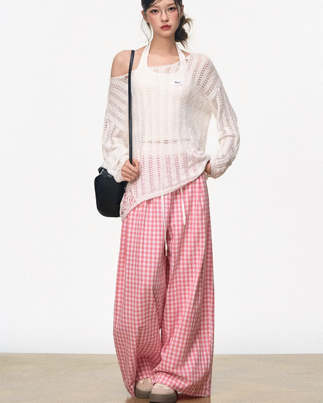 Vintage Plaid Casual Pants WEO0040