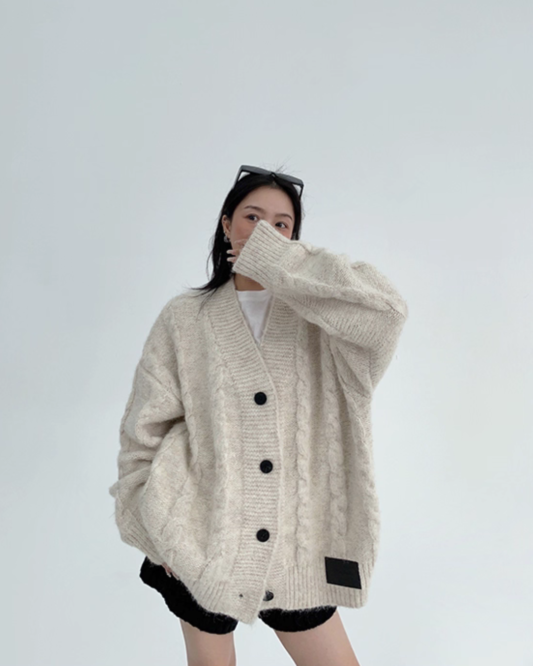 Cable Knit Cardigan YLS0961