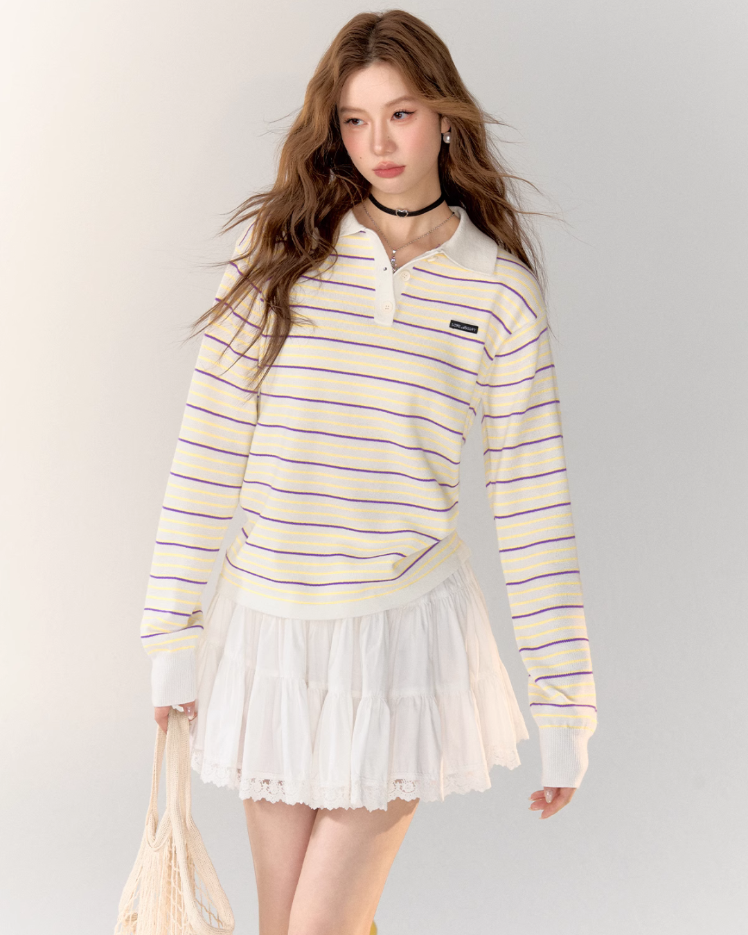 Polo Casual Long Sleeve Tops ASG0025