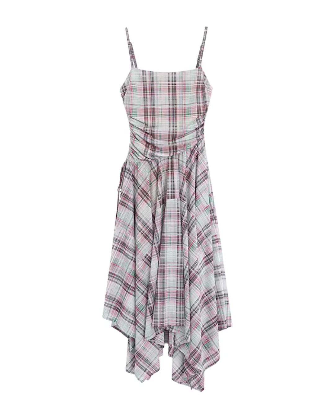 Vintage Plaid Suspender Dress BBK0001