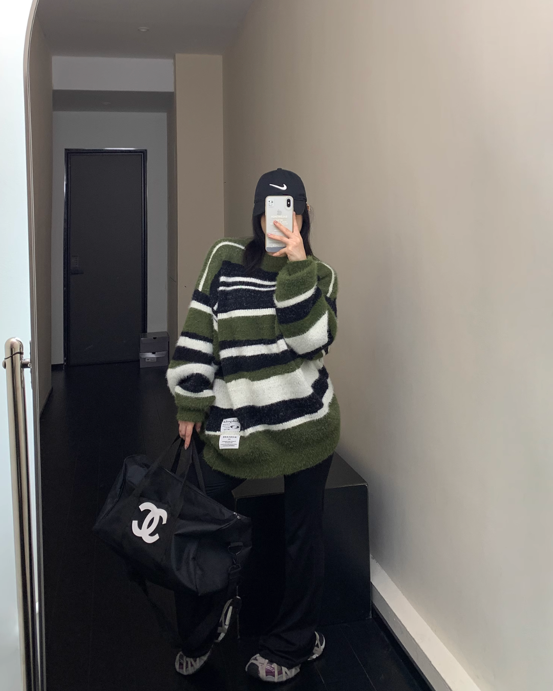 Multi Border Knit Tops YLS0579