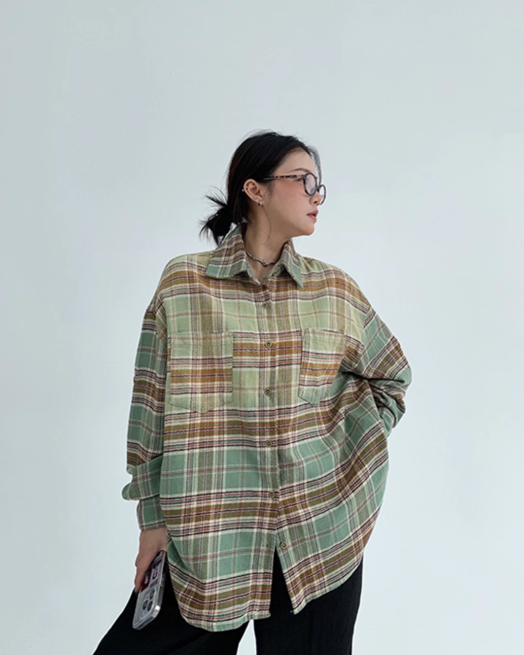 Back Logo Vintage Shirt YLS0905