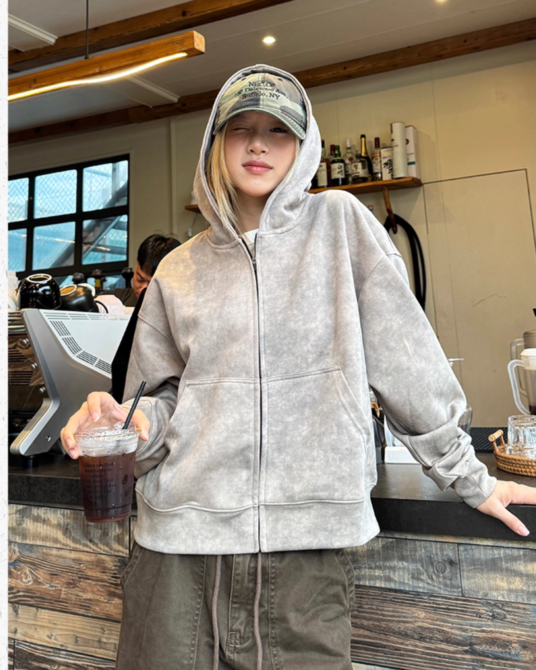 Tie-Dye Hood Zip Jacket CYE0014