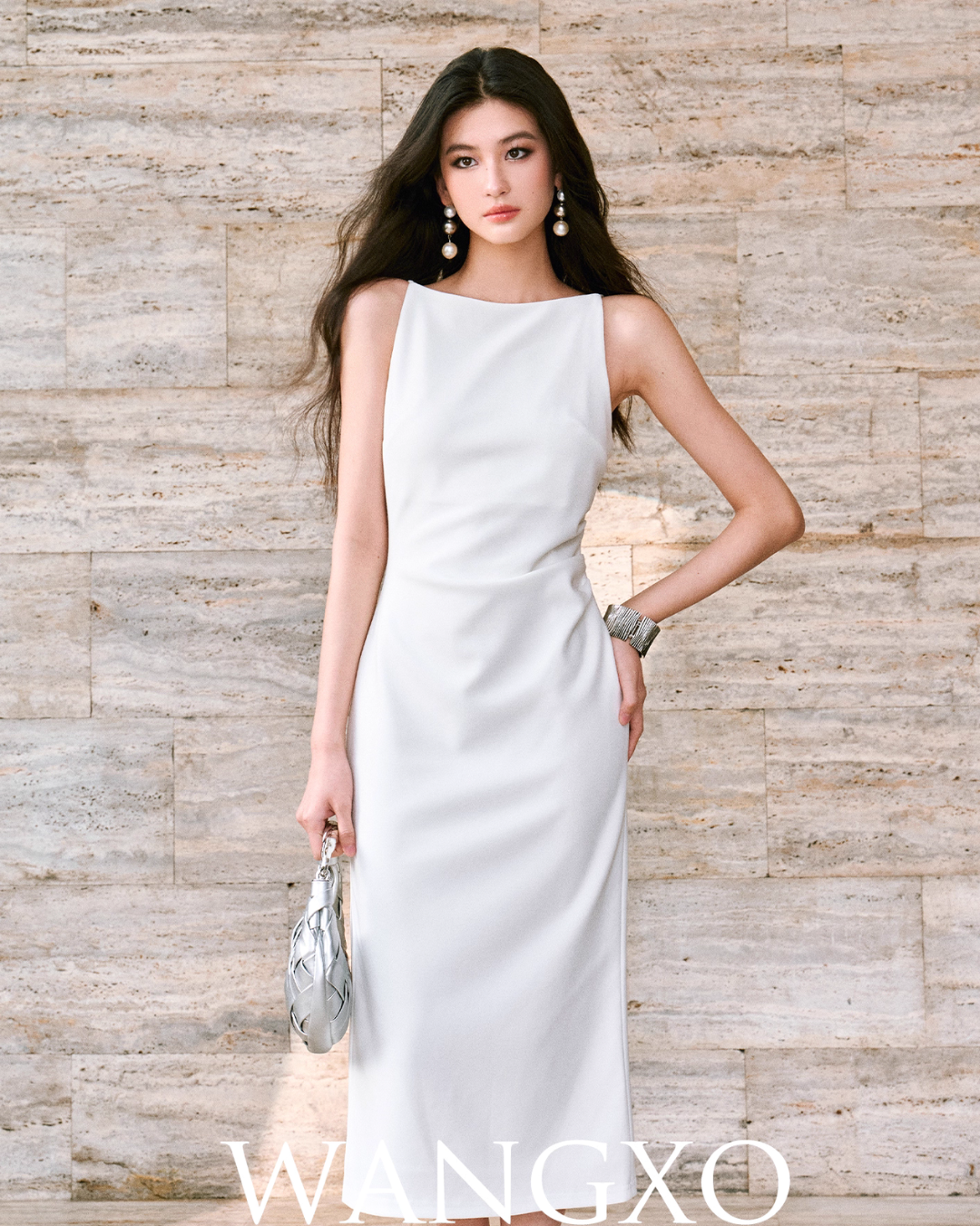 Side Slit Vest Dress WNG0002