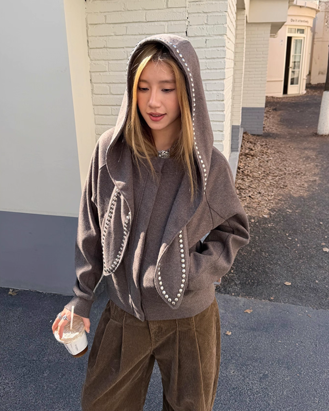 Rabbit Ear Knit Jacket CYE0089