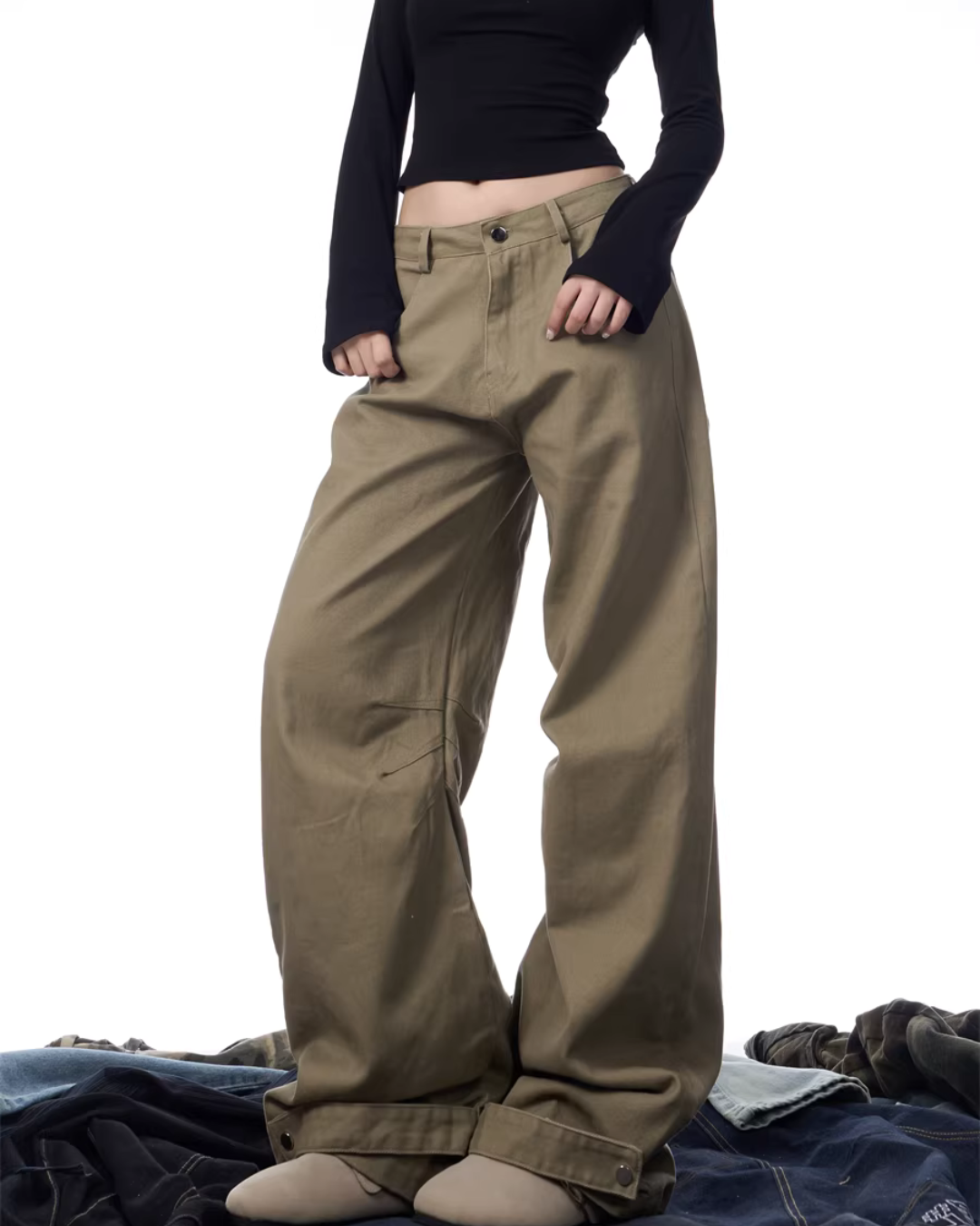 Loose Straight Casual Pants ONP0013