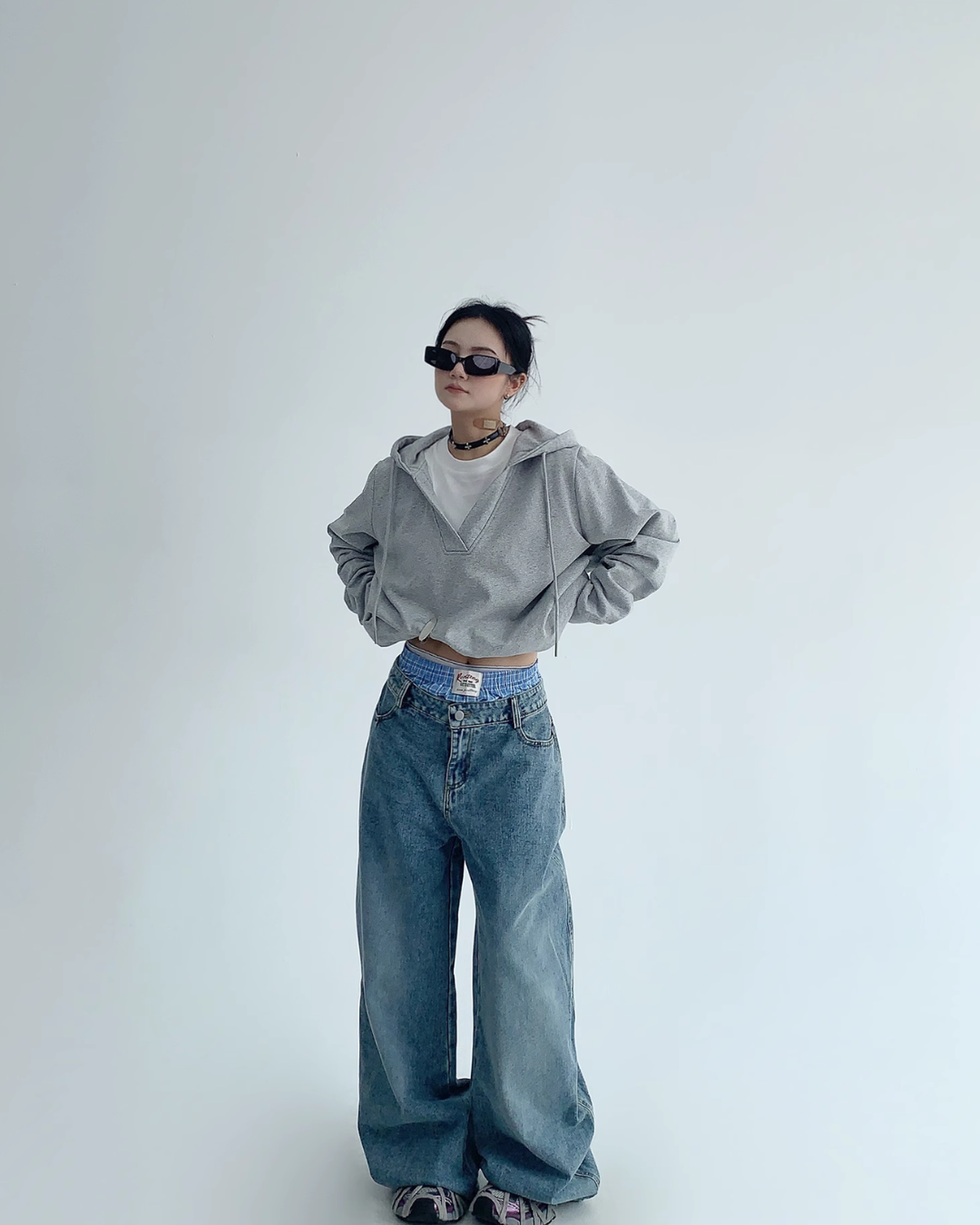 Wide Denim Pants YLS0491