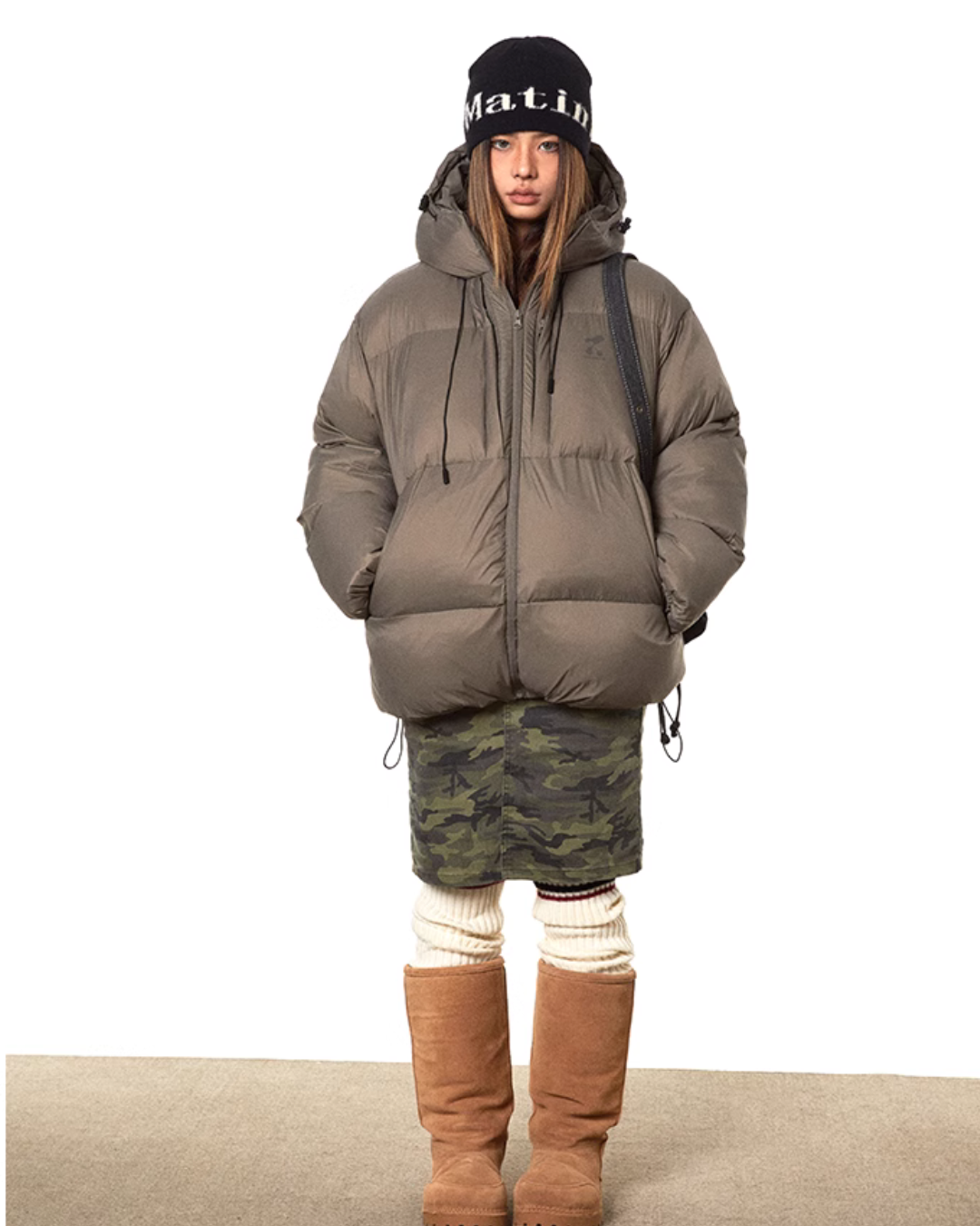 Hooded Padded Down Jacket BLB0017