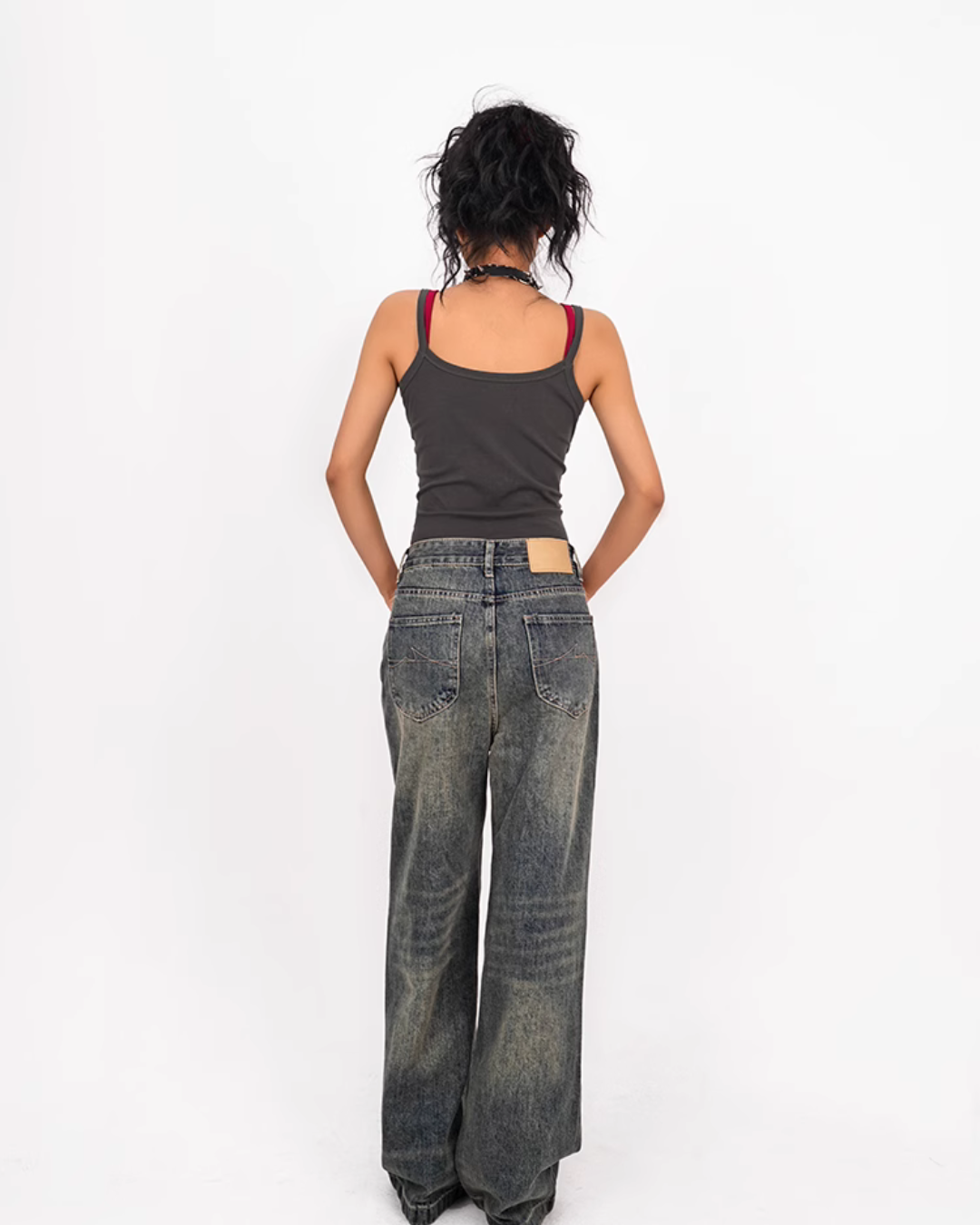 Cotton cropped camisole NIM0018