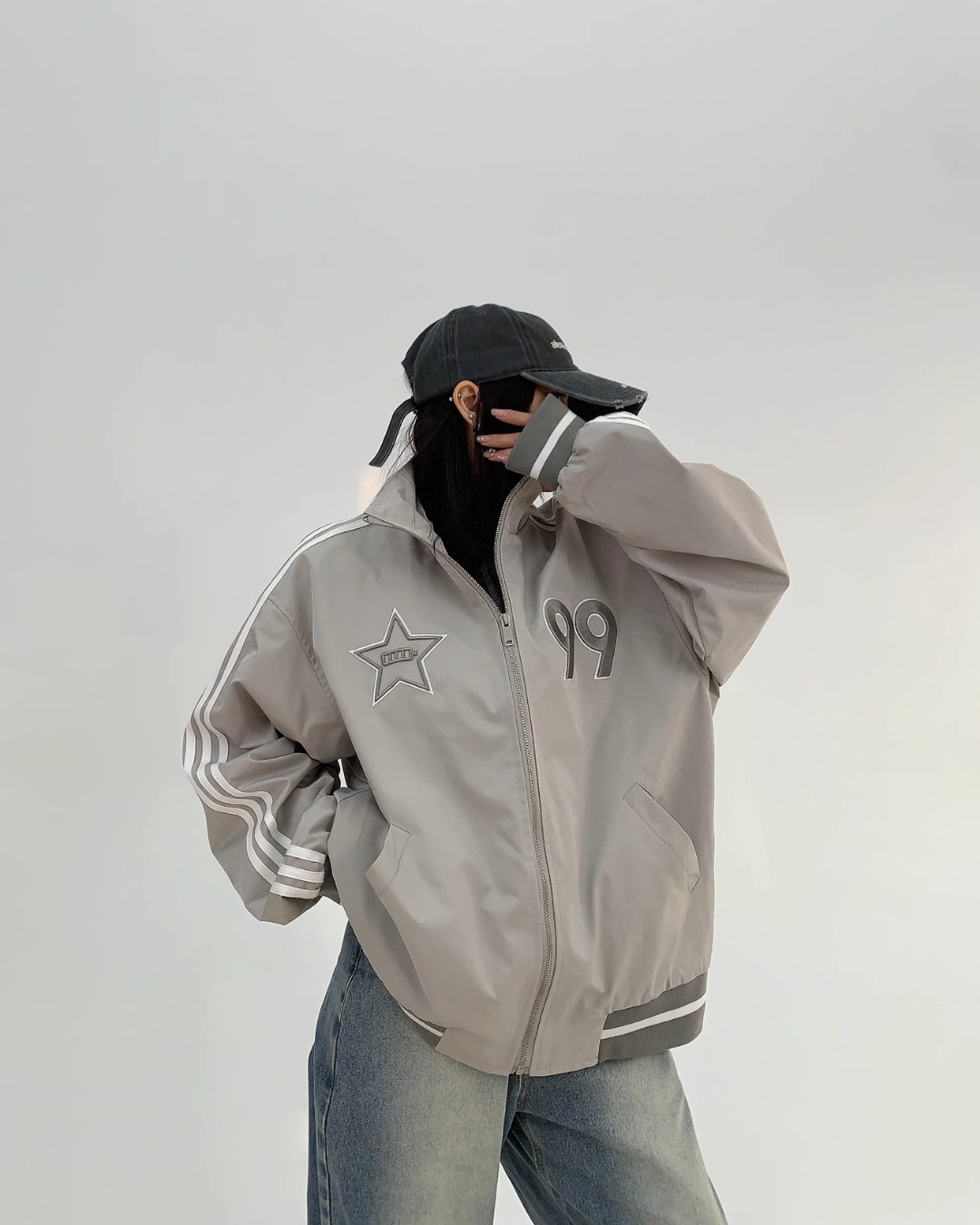 Stand Collar Line Jacket YLS0831