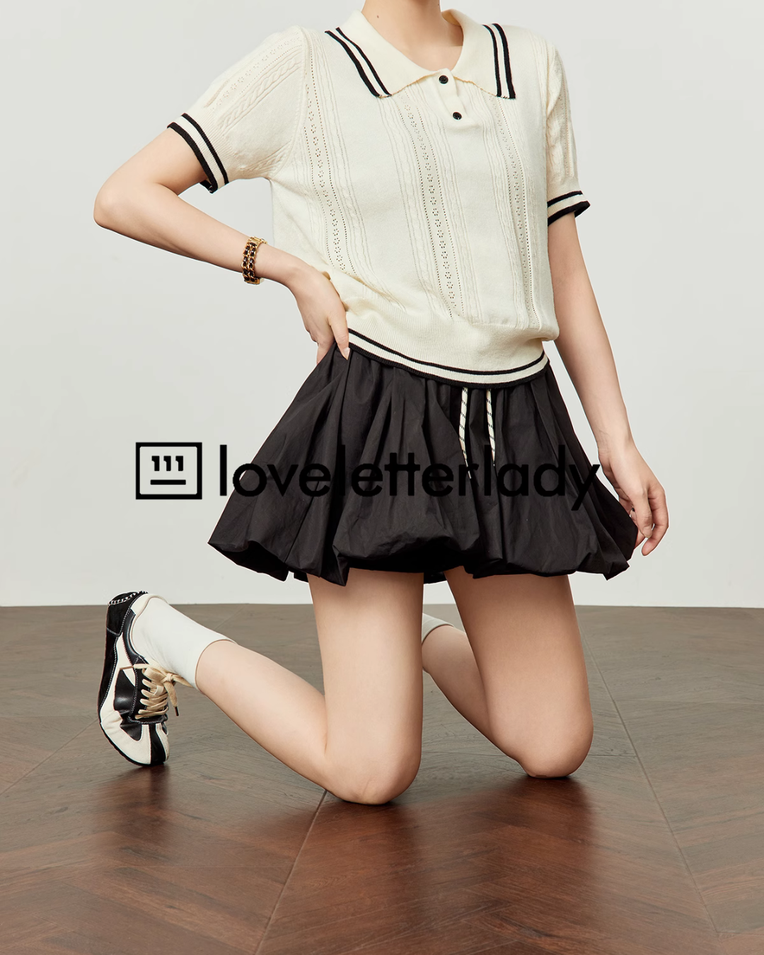 Off-White Polo Knit Shirt LLA0454