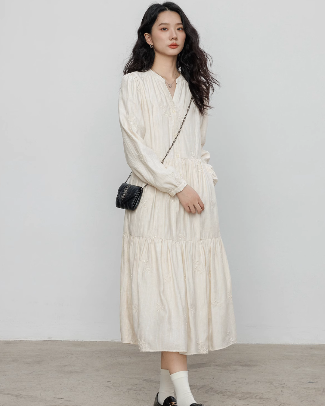 Tiered Long Dress VAS0013