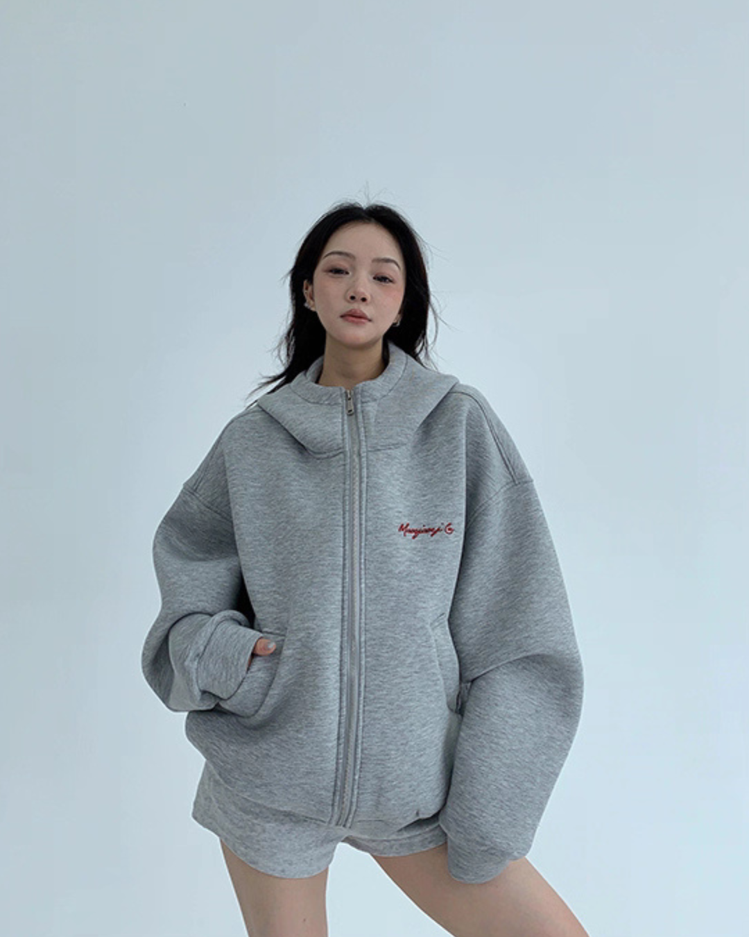 Back Logo Sweat Hood Jacket YLS0908