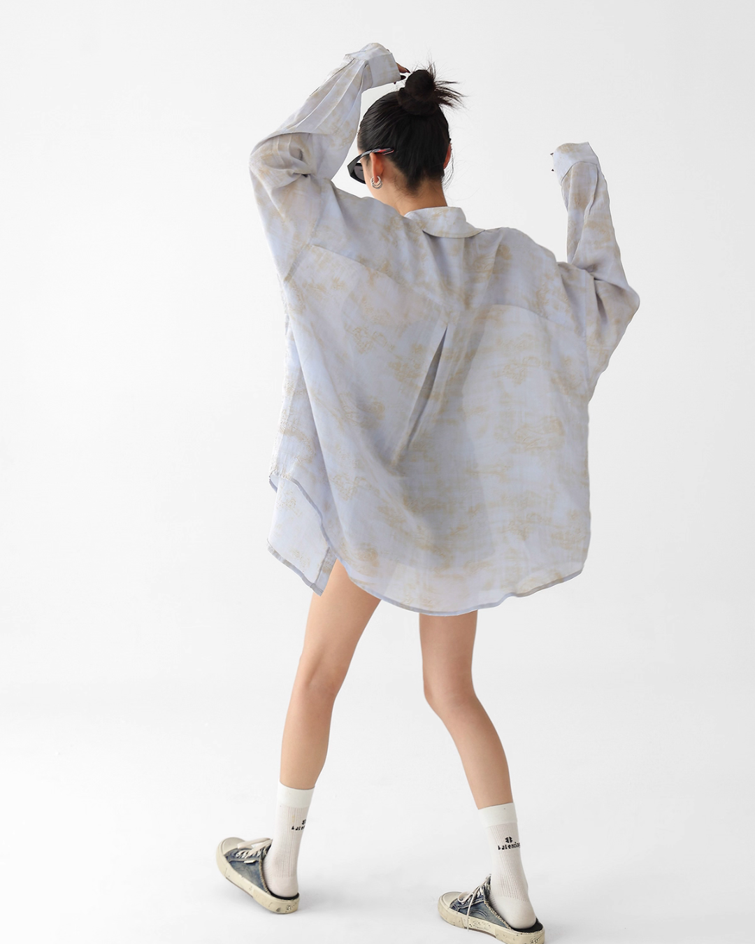 Vintage Gradient Long Sleeve Shirt ACS0263