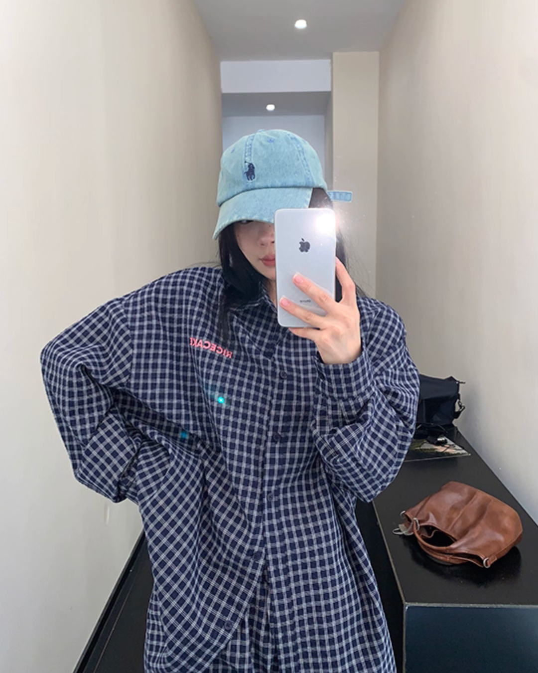 Plaid Long Sleeve Shirt / Loose Pants YLS0916