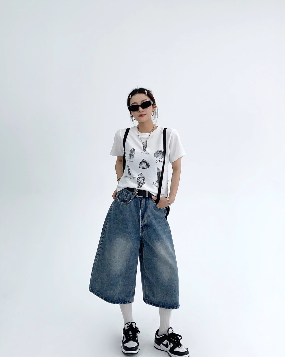 Vintage Half Denim Pants YLS0421