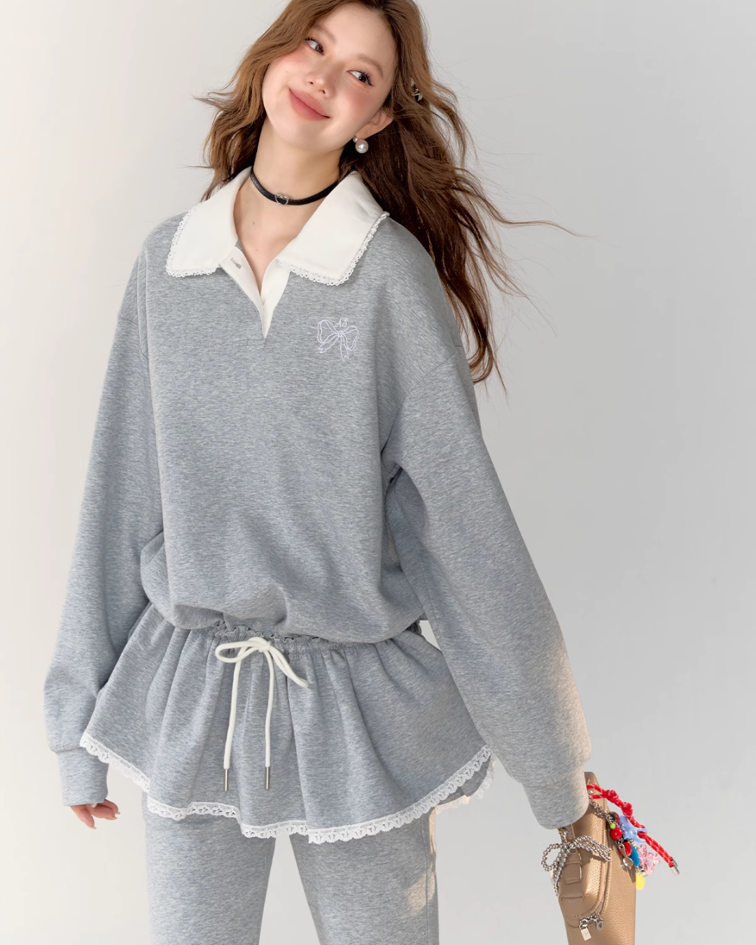 Polo Frill Dress / Flare Pants ASG0020