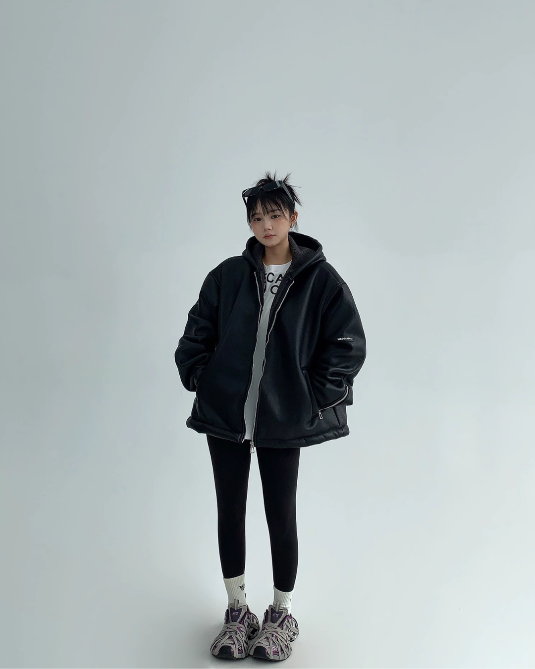 Oversized Boa Blouson YLS0570