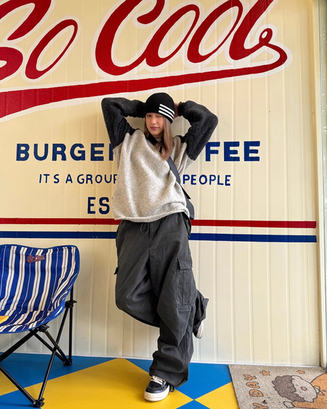 Multi Pocket Washed Work Pants CYE0039