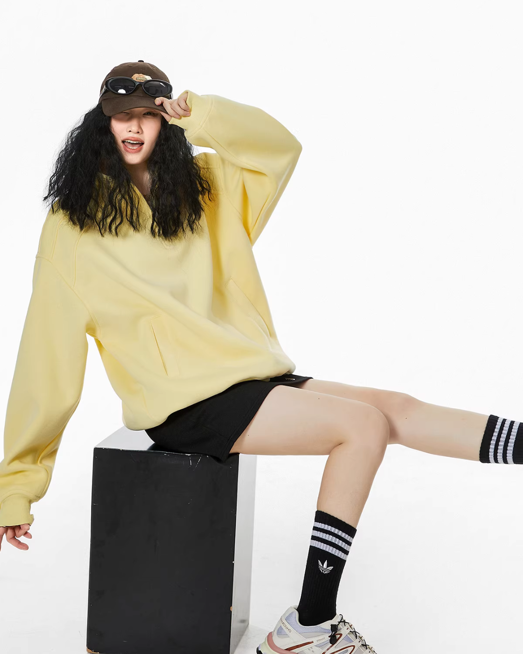 Half Zip Sweat Tops ICM0074