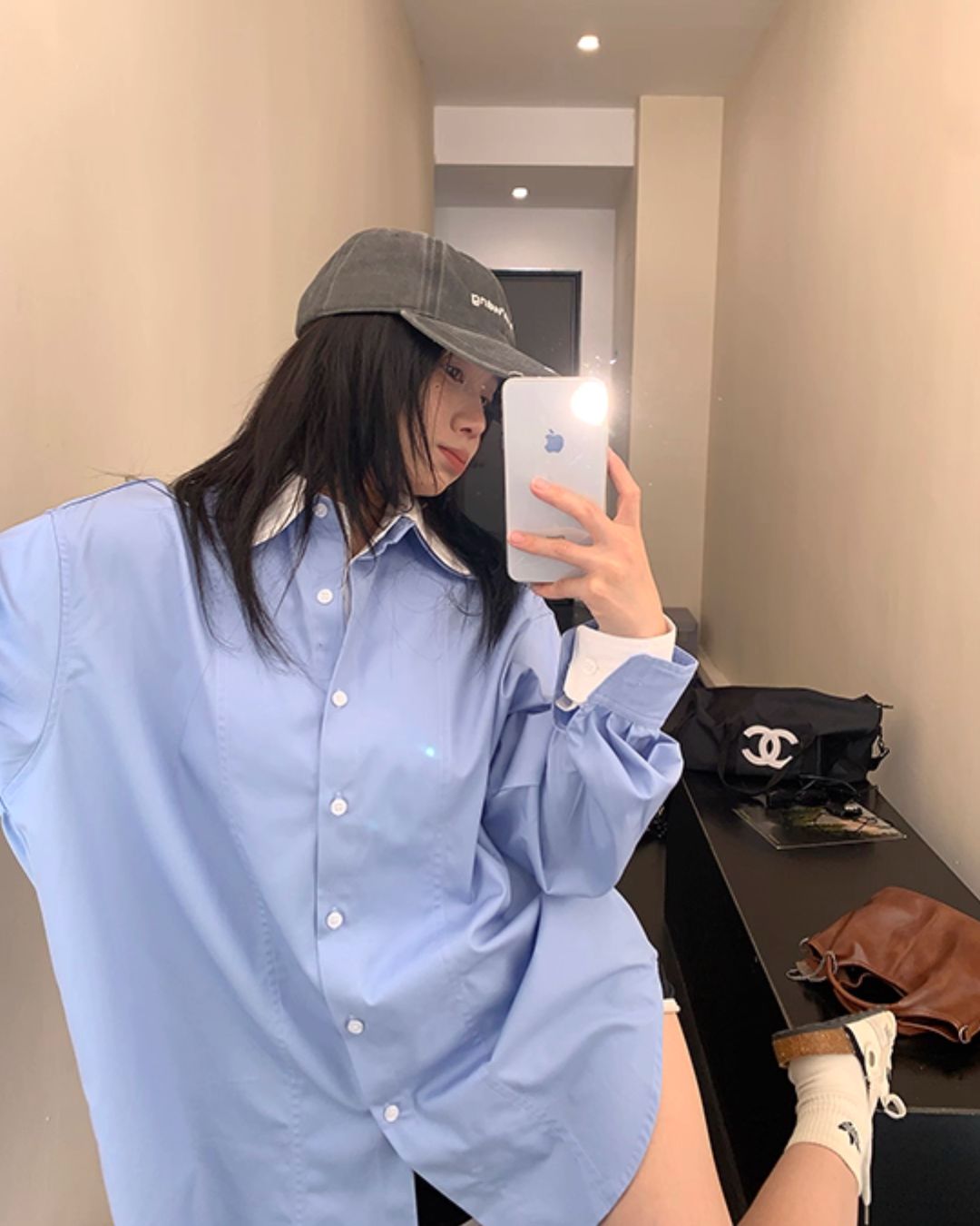 Layered Style Long Sleeve Shirt YLS0902