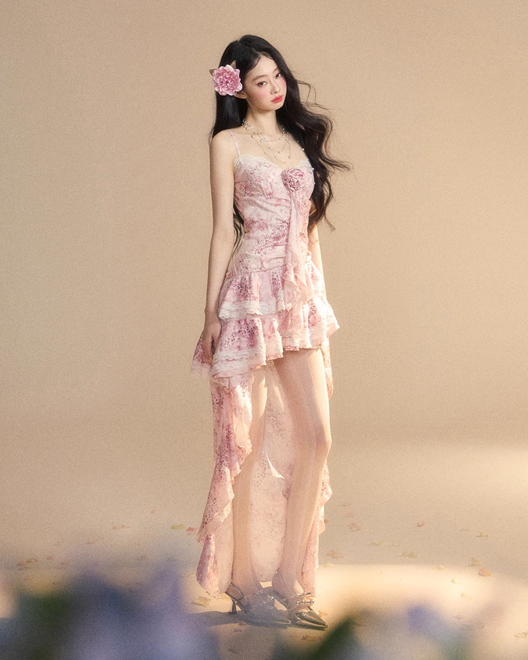 French Lace Slip Dress LAS0020
