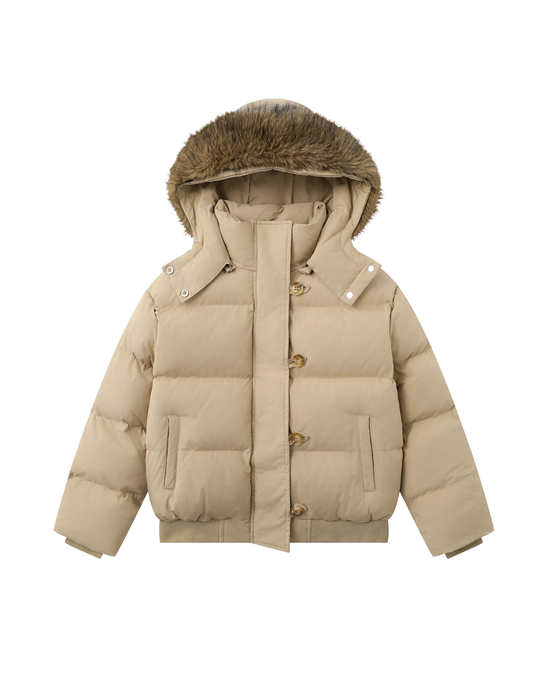 Fur Hood Compact Down Jacket BGS0029