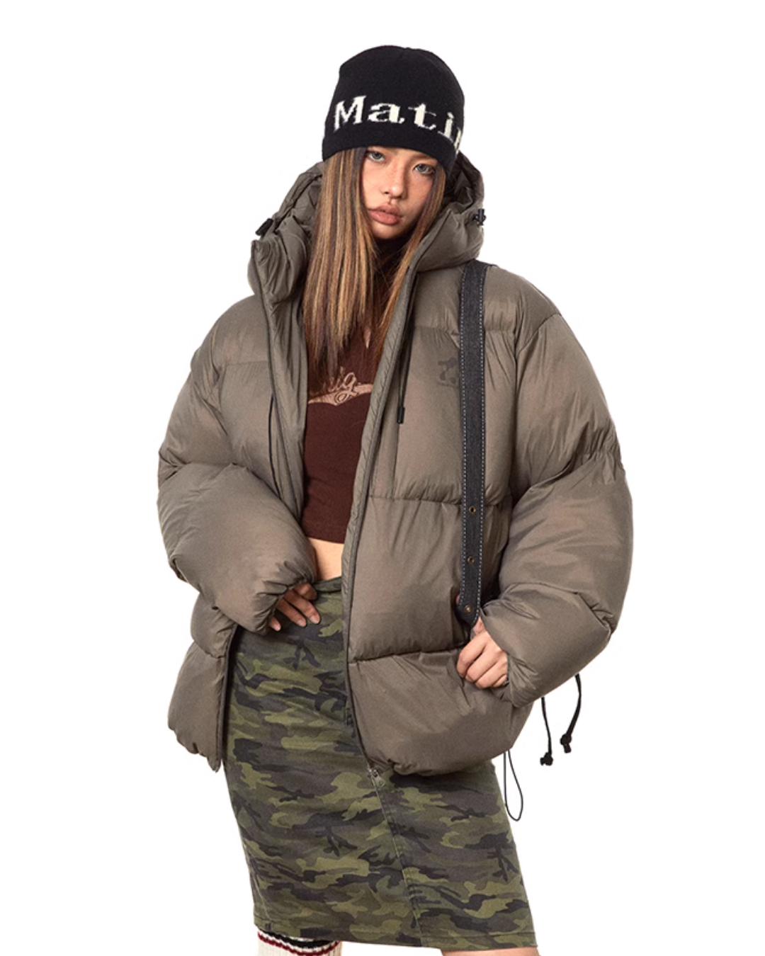 Hooded Padded Down Jacket BLB0017