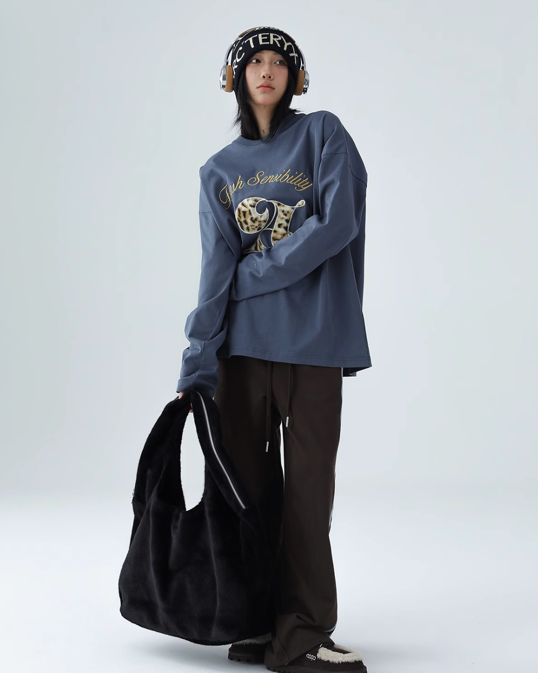Vintage Leopard Long Sleeve T-Shirt ACS0154