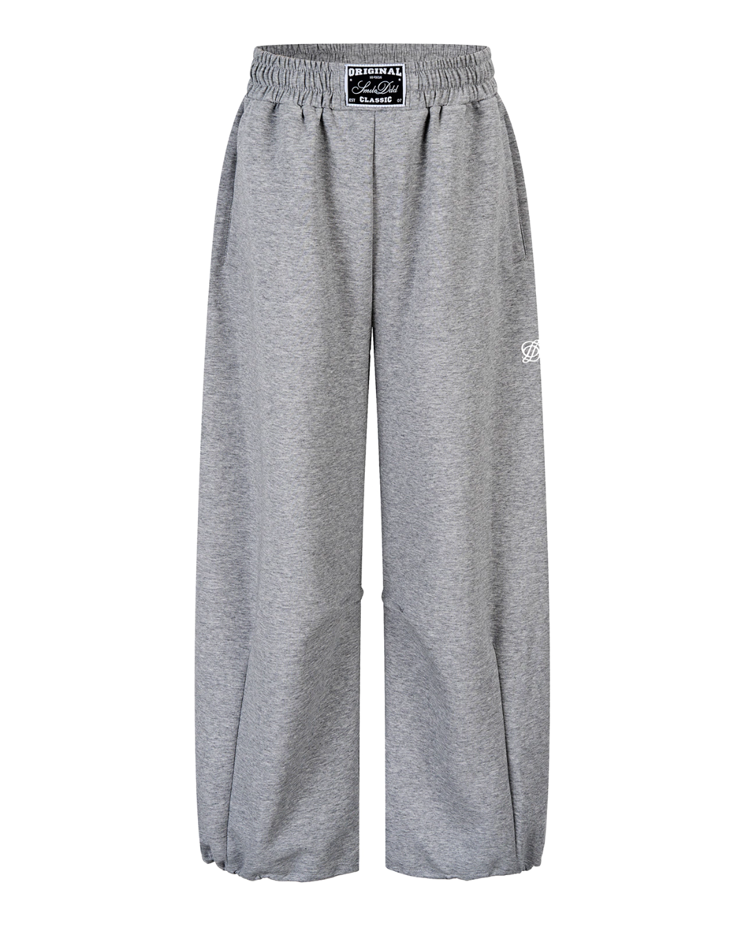 One Point Logo One-Shoulder Top / Wide Pants SMD0004