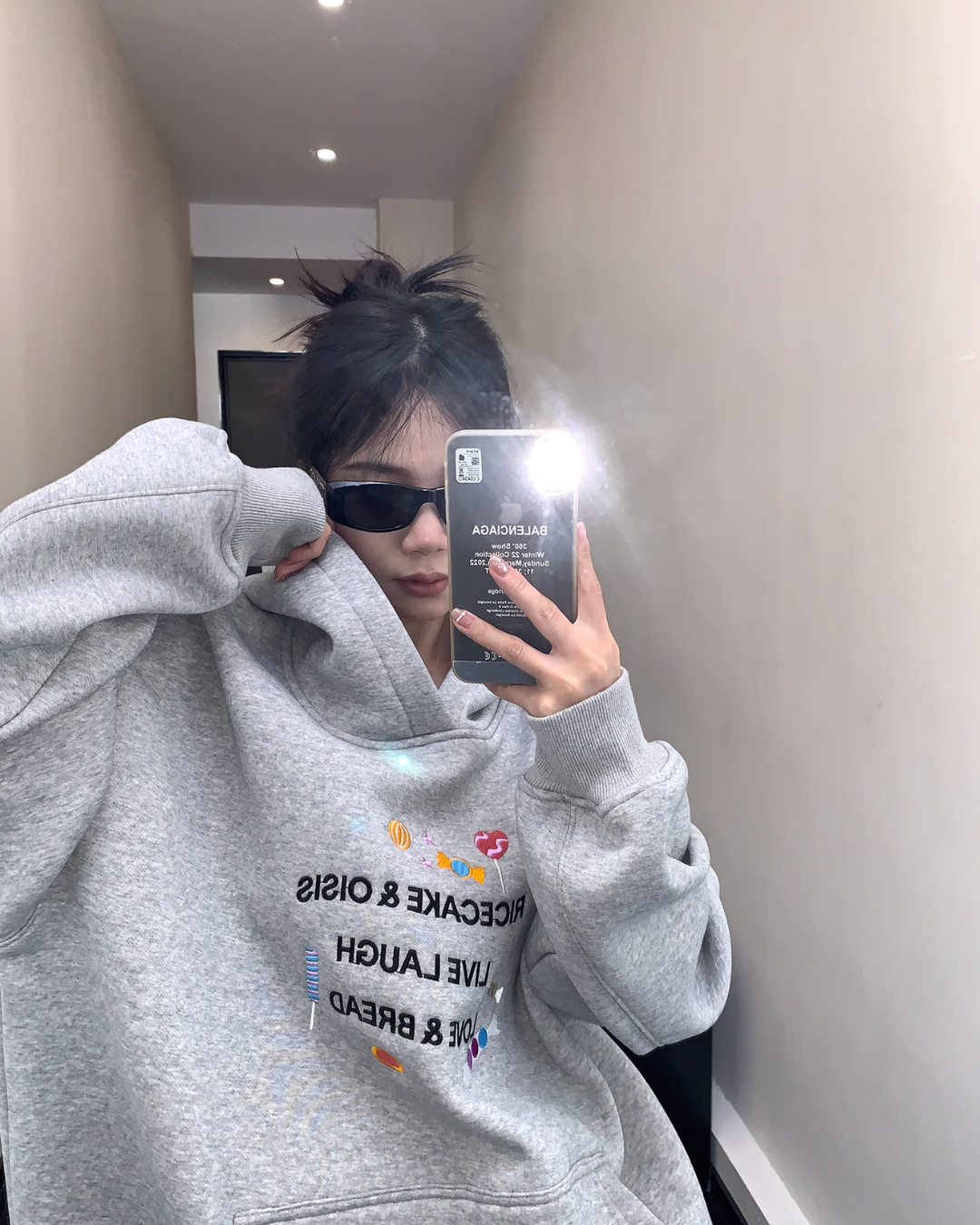 Sweets Embroidery Pullover Hoodie YLS0608