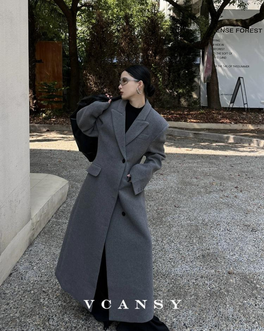 Formal Wool Long Coat VCY0030