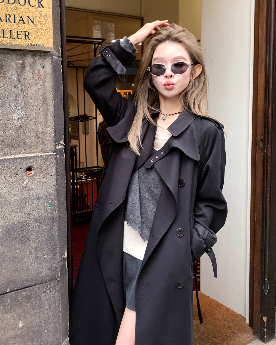 Trench Coat With Belt DEM0002