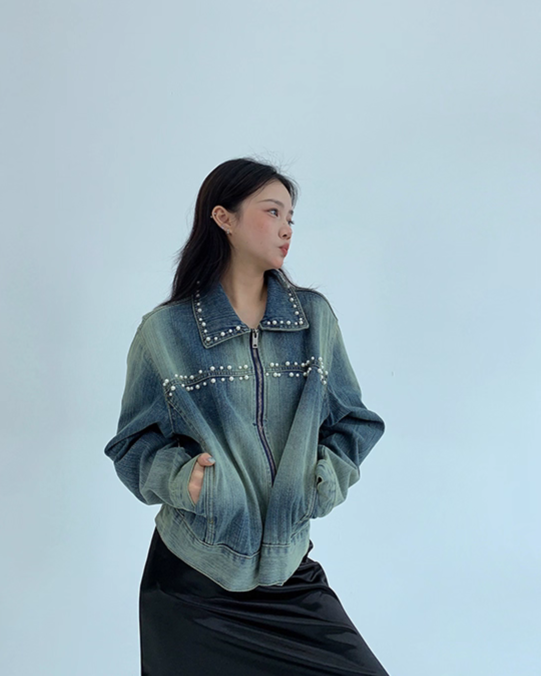 Vintage Short Denim Jacket YLS0898