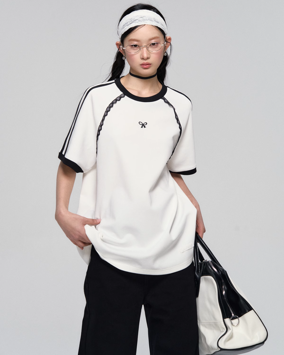 Sideline Race Short Sleeve T-Shirt / Race Tiered Mini Skirt ASG0041
