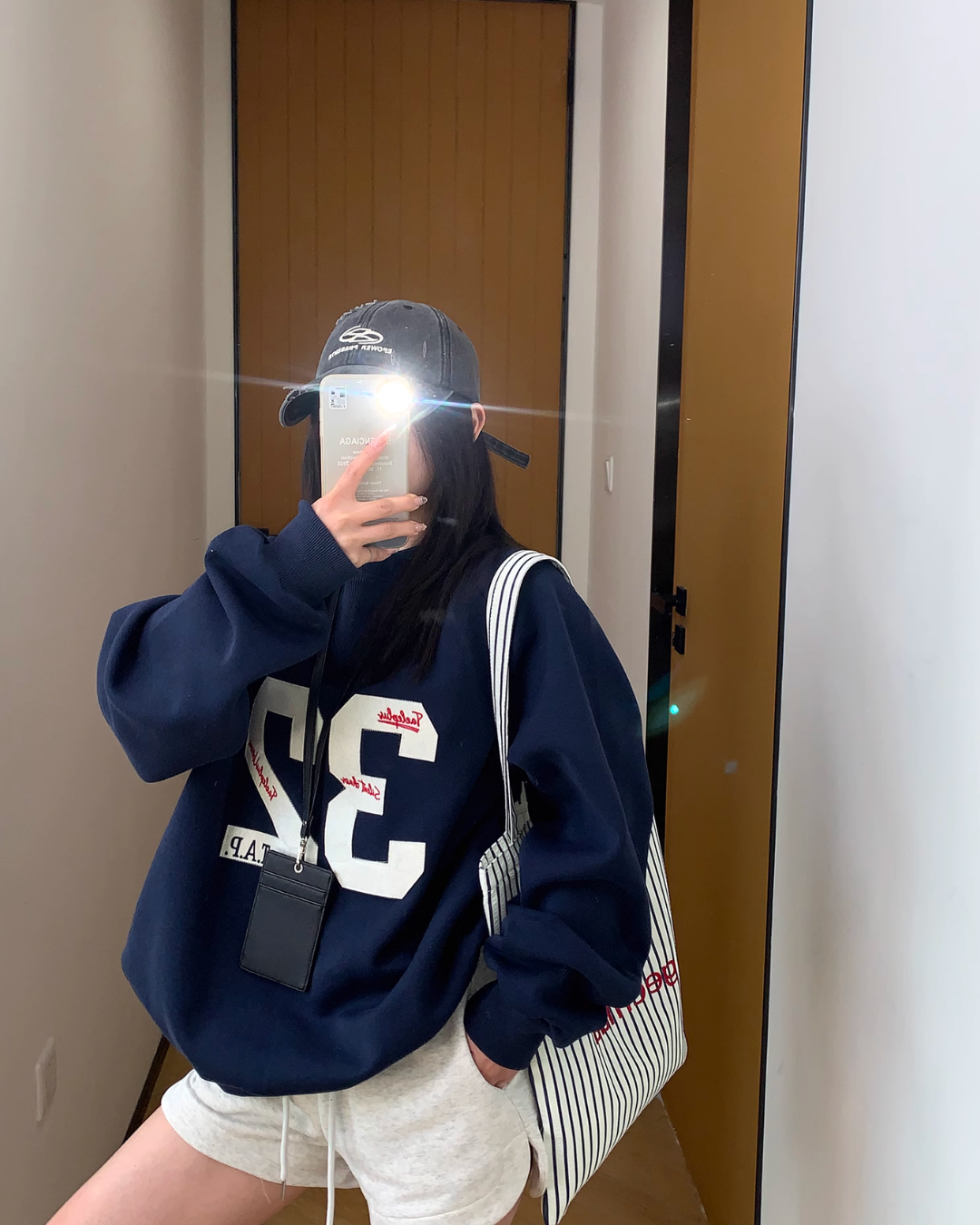 Number Logo Sweat Top YLS0827