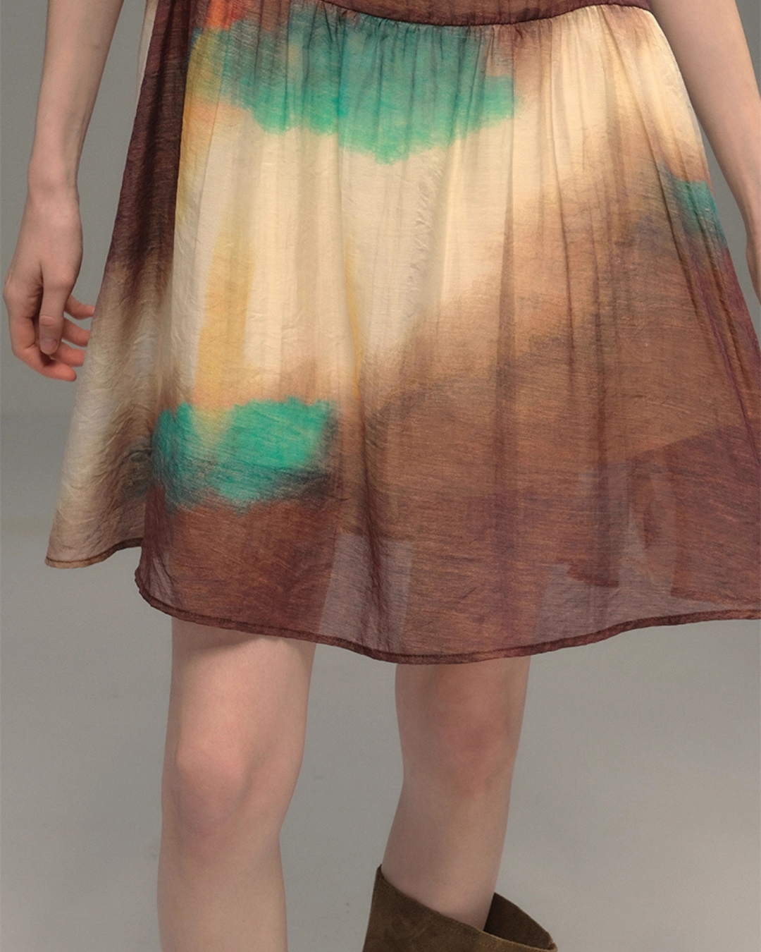 Tie-Dye Sleeveless Dress USY0007