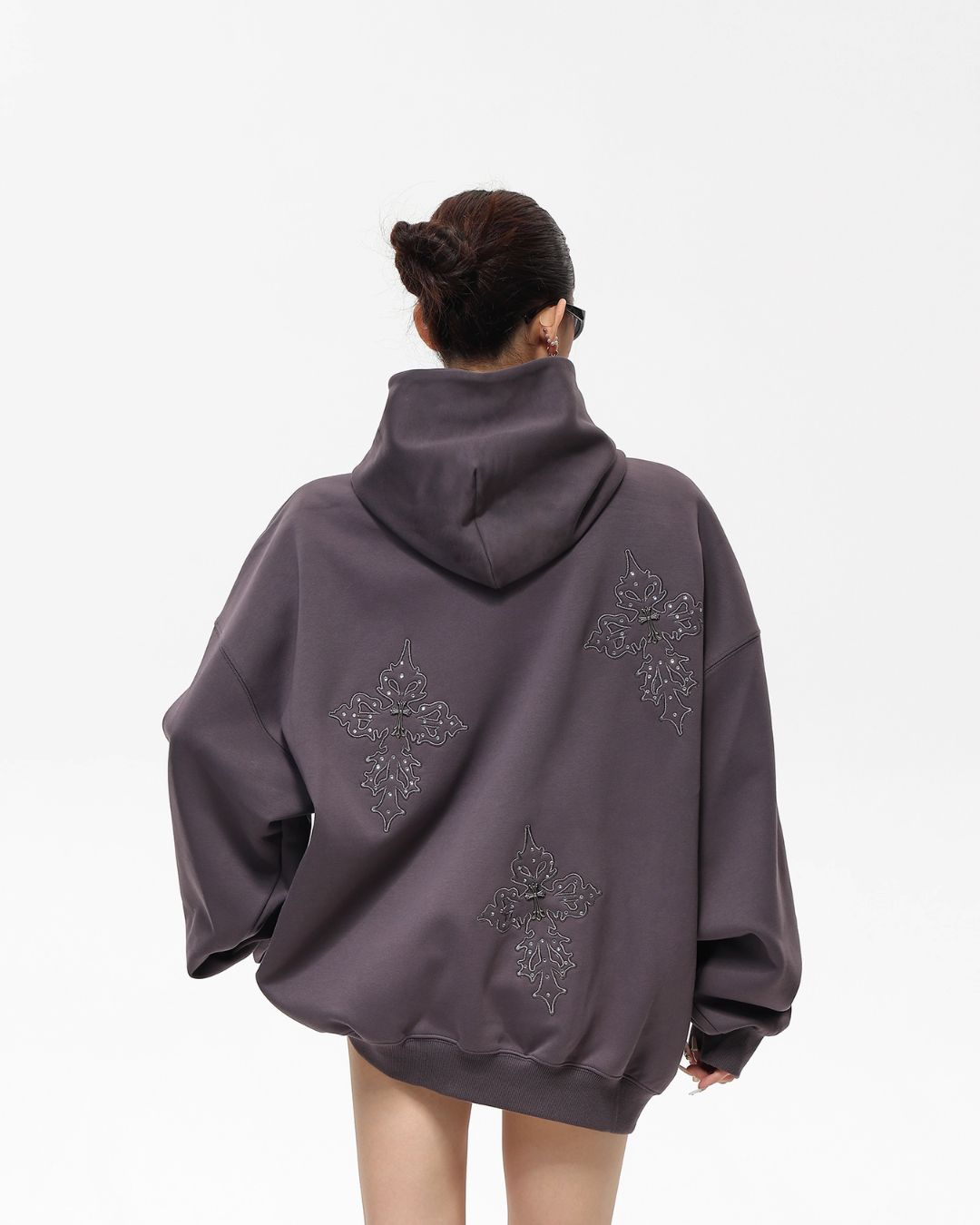 Embroidered Street Loose Hoodie ACS0308