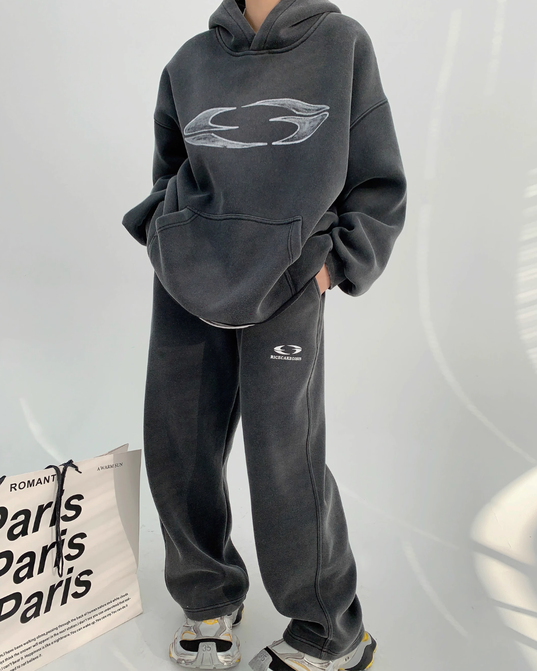Retro Loose Sweat Hoodie / Sweat Pants YLS0012