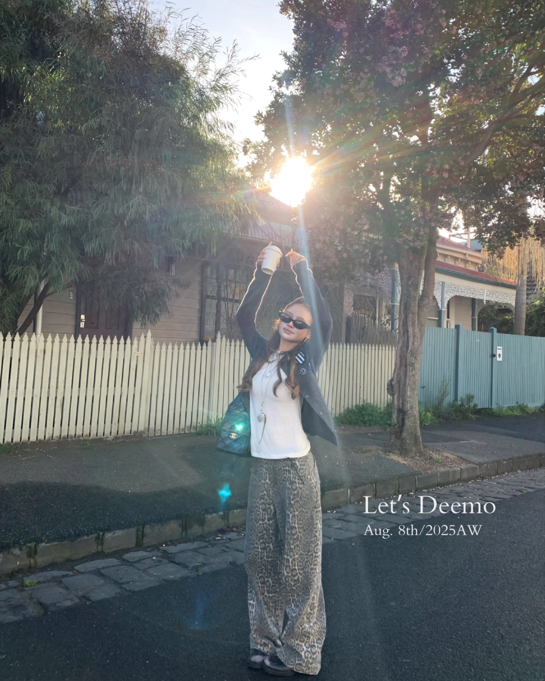 Leopard Wide Pants DEM0011