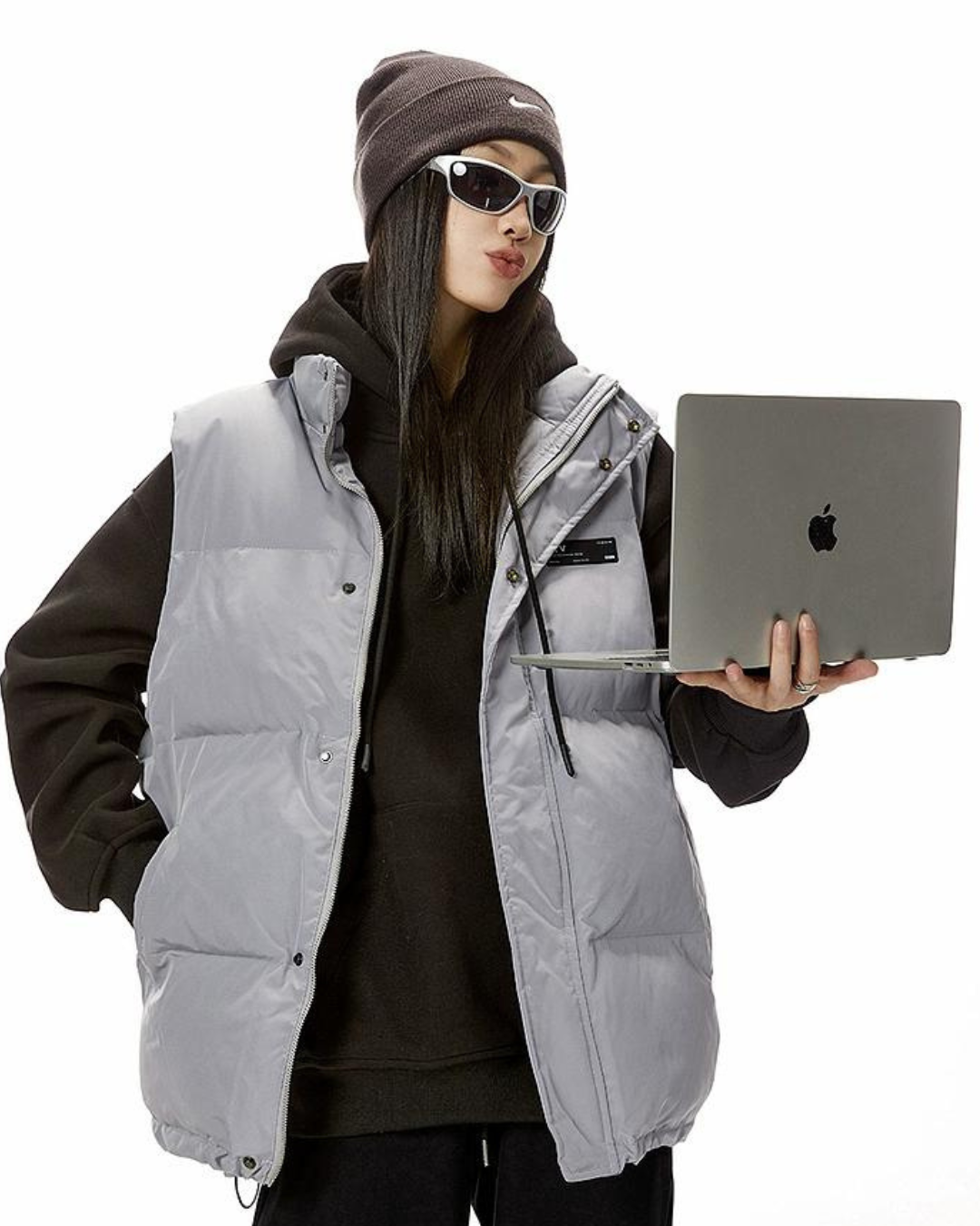 Back Logo Down Vest ICM0009