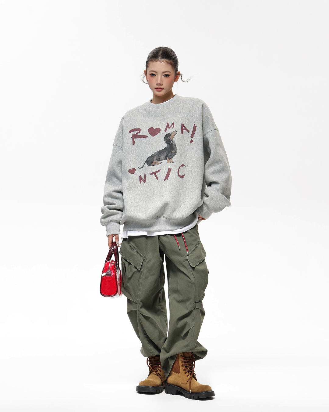 Dog Print Sweatshirt ACS0315