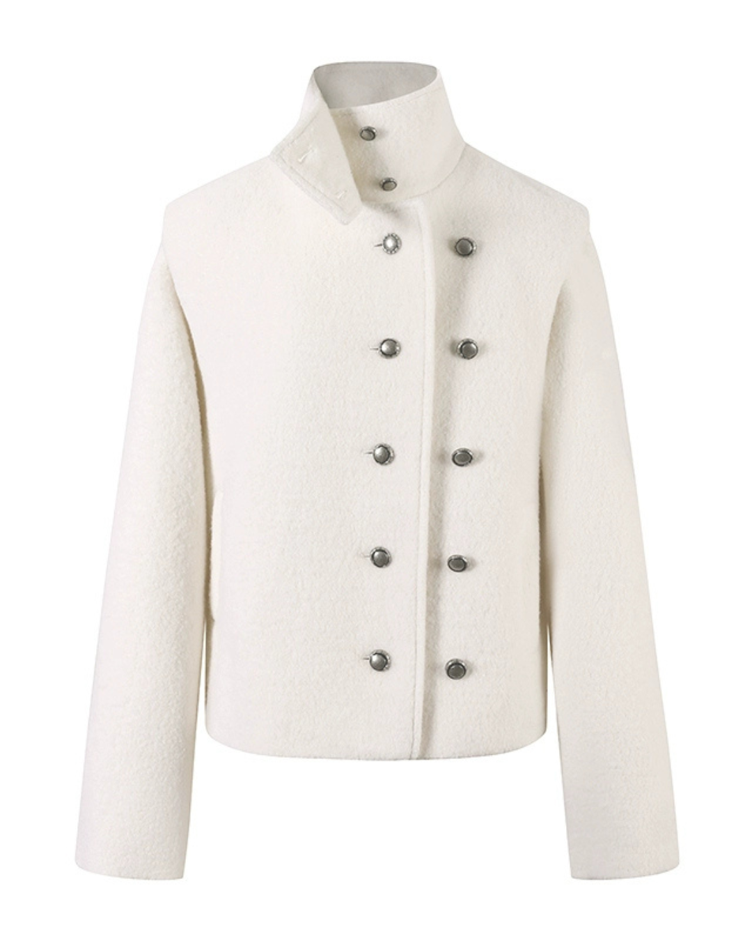 High Neck Tweed Jacket SSN0007