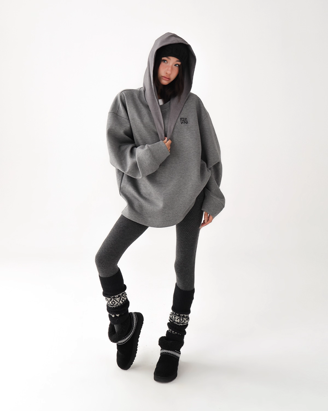 Relax Loose Hooded Sweatshirt ACS0290