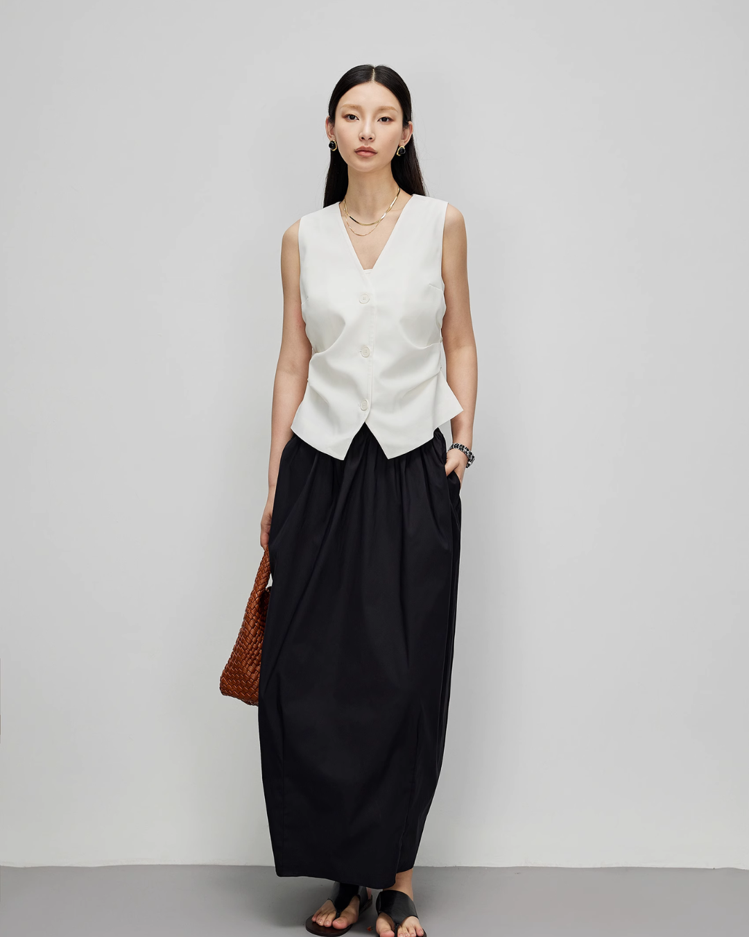 Cocoon Long Skirt JLC0008