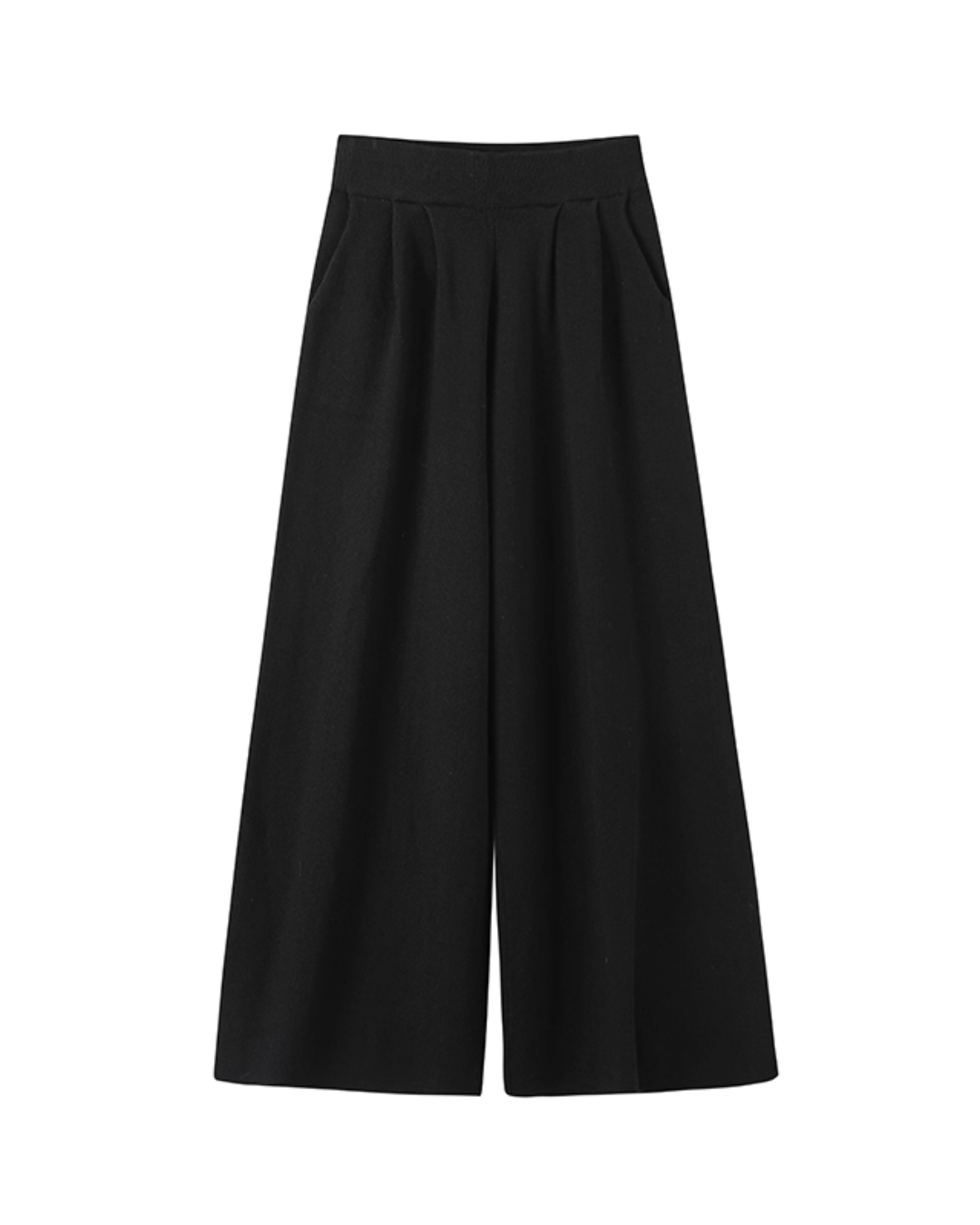 Two Piece Long Sleeve Top / Knit Wide Pants WEO0068