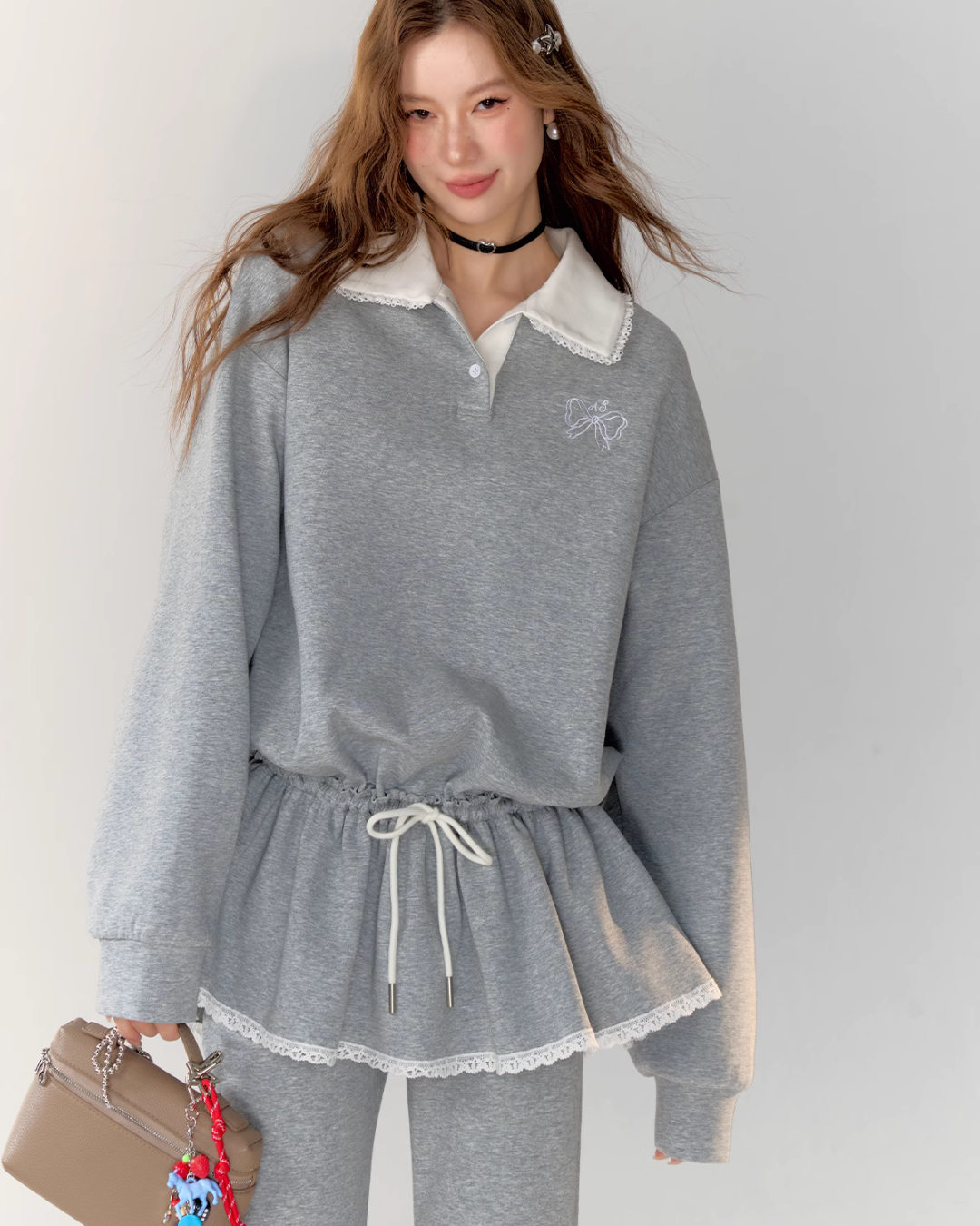 Polo Frill Dress / Flare Pants ASG0020