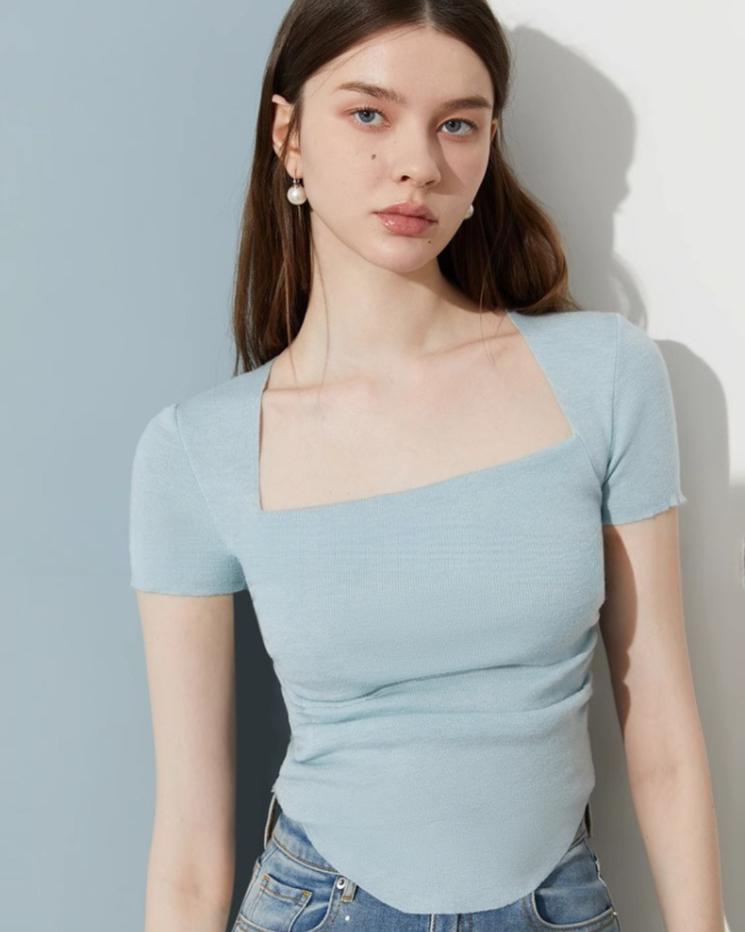 Square Neck Slim Top DPY0006