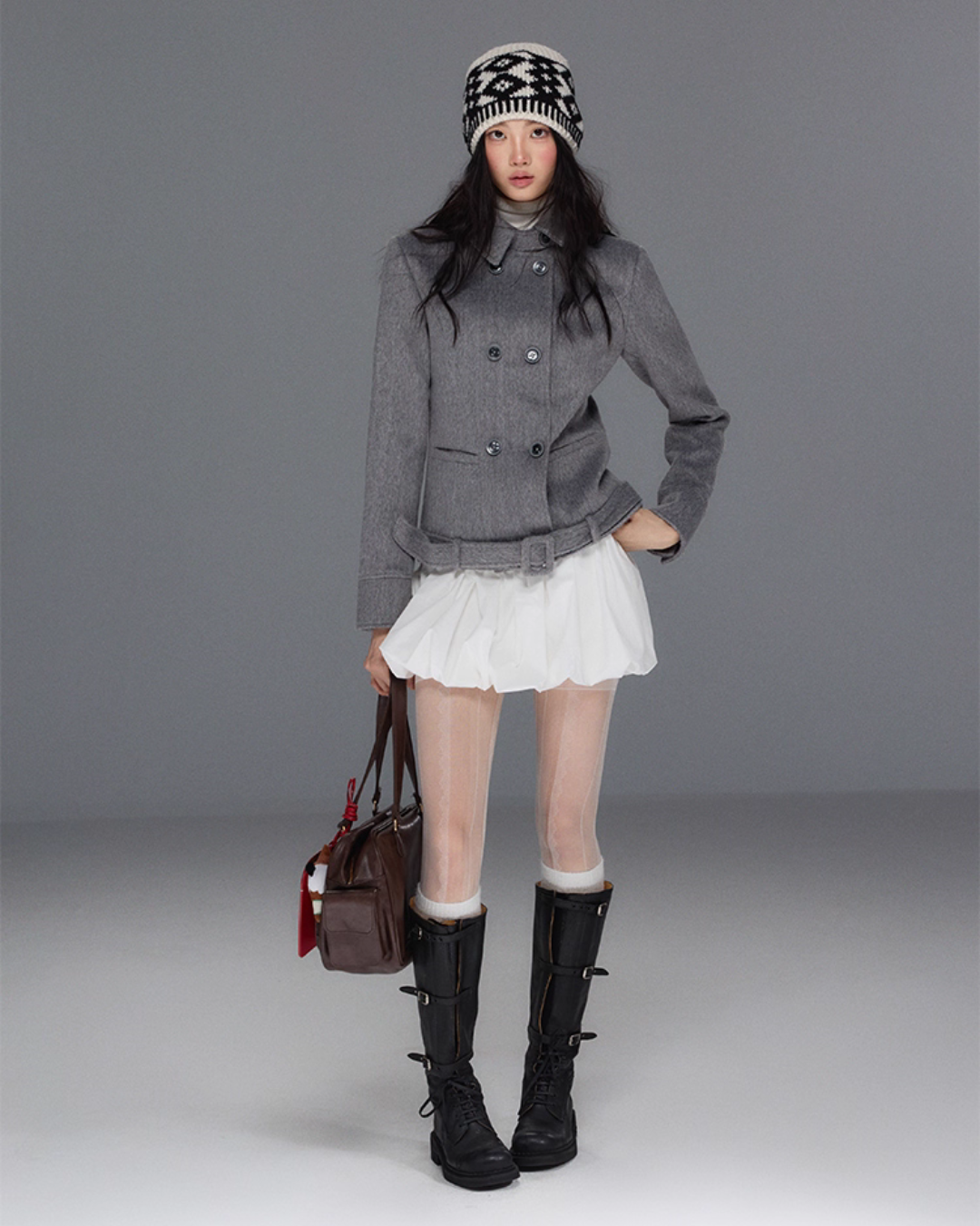 Double Breasted Wool Coat TRK0001