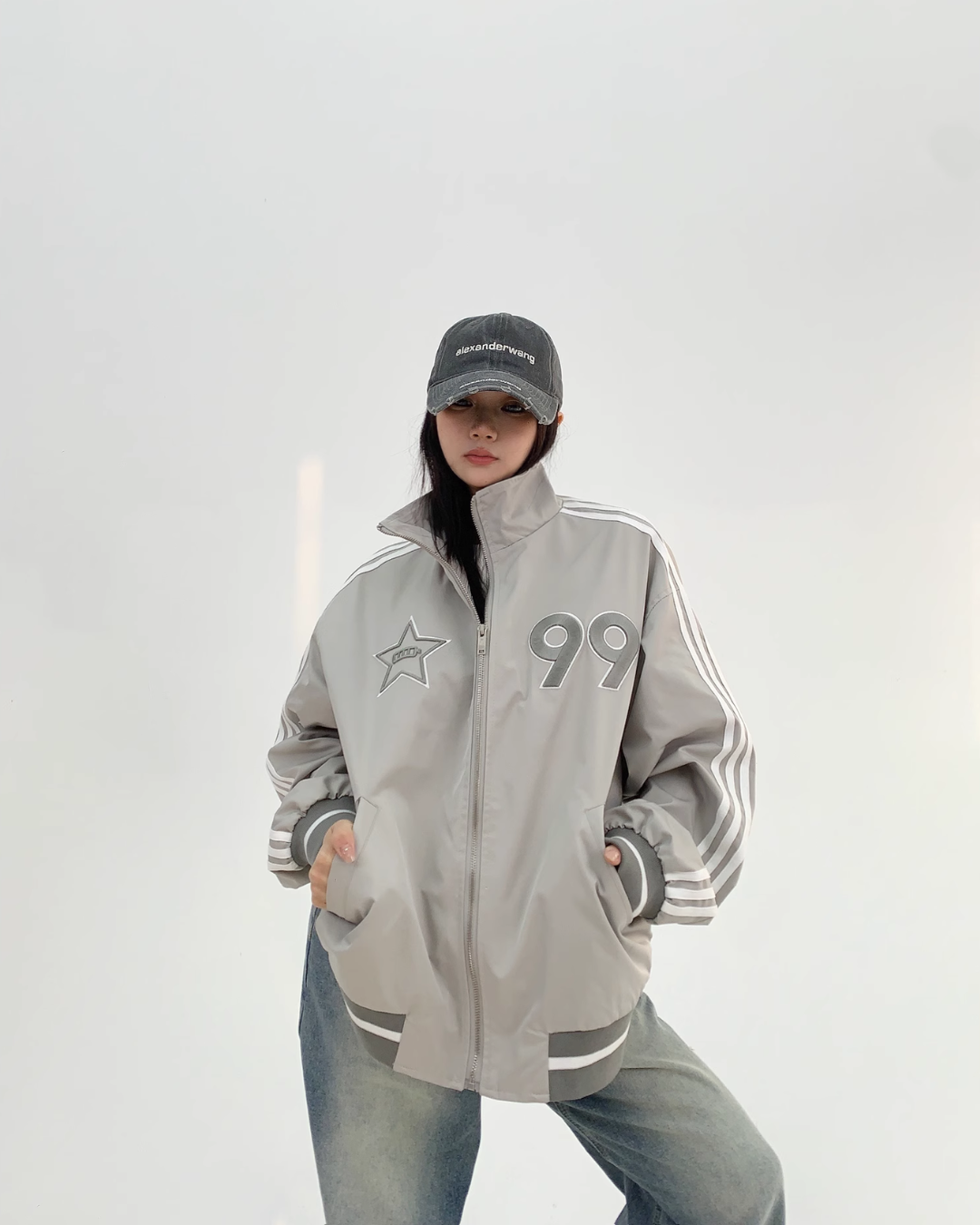 Stand Collar Line Jacket YLS0831